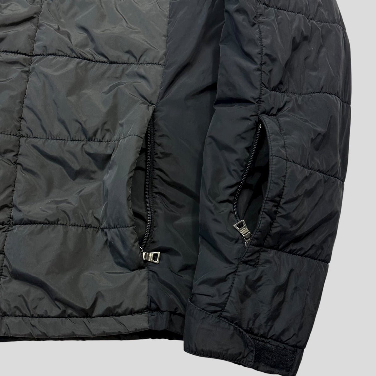 Prada Sport 2009 Nylon Panelled Technical Puffer Jacket - IT54 (L) | Grey