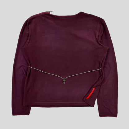 Prada Sport 00’s Technical Pullcord Fleece - S | Large, Purple