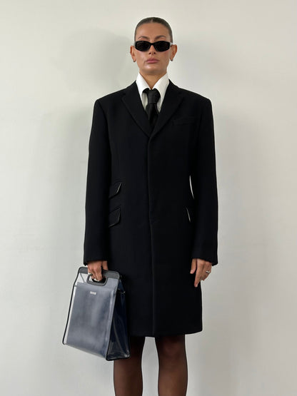 Dolce & Gabbana D&G Pure Wool Single Breasted Coat - M