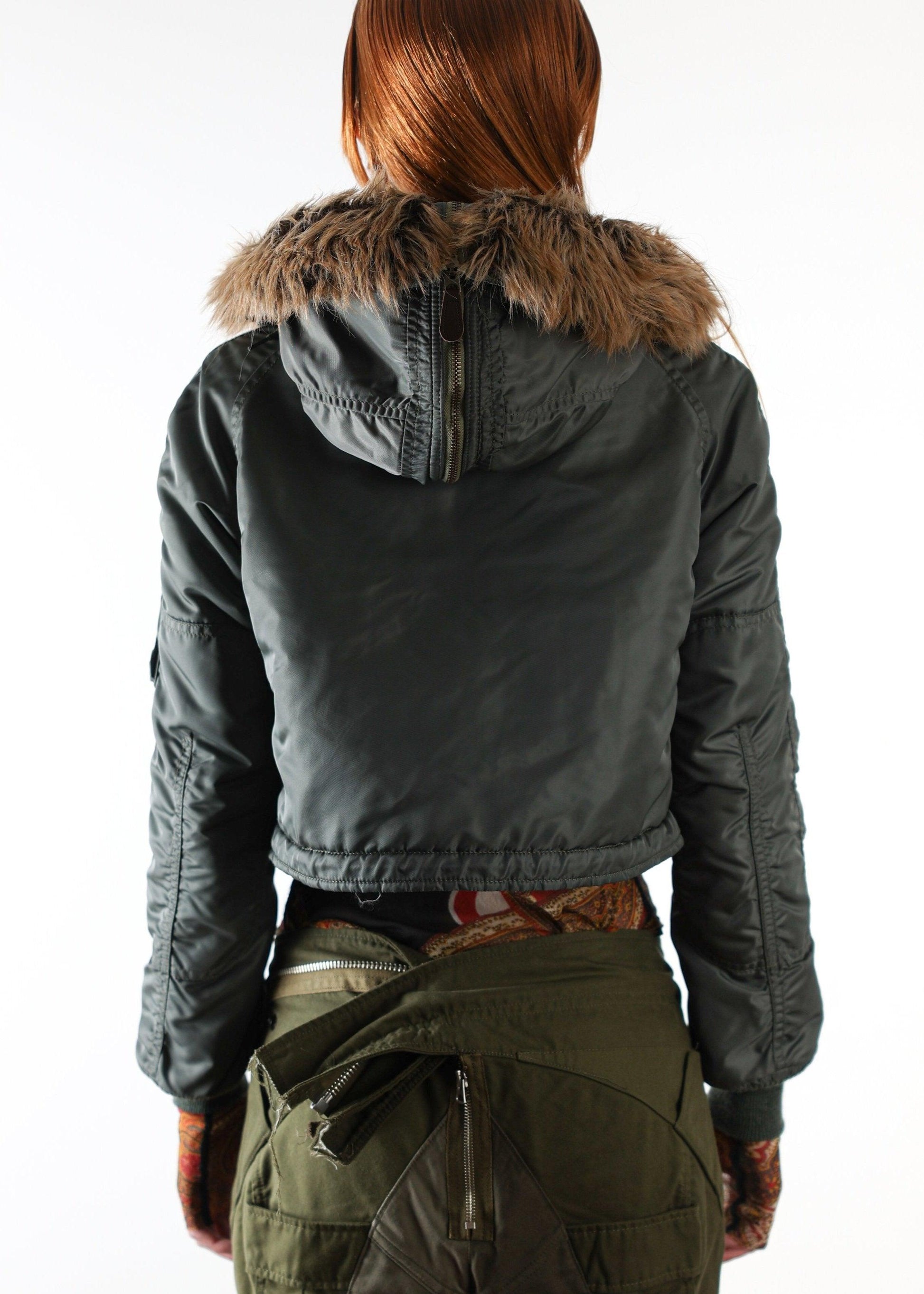 Junya Military cropped parka jacket - Known Source