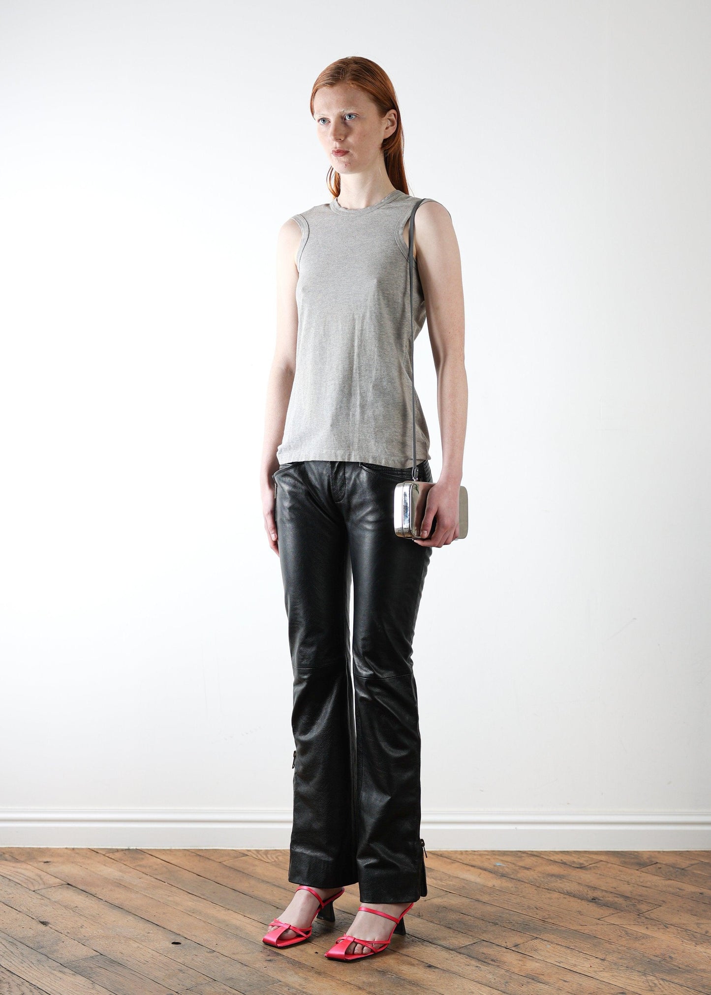 Margiela Gray flat-lay tank top - Known Source