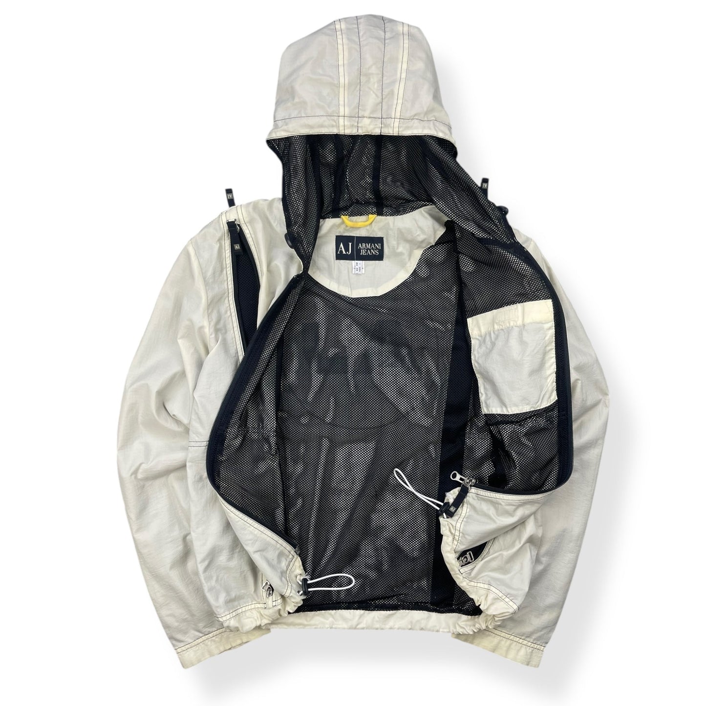 2000's Armani Jeans Ventilated Jacket (S) | Default Title, Black