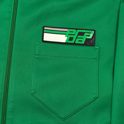 Prada 2018 Rubber Race Logo Technical Jersey Parka Jacket - XS (M)