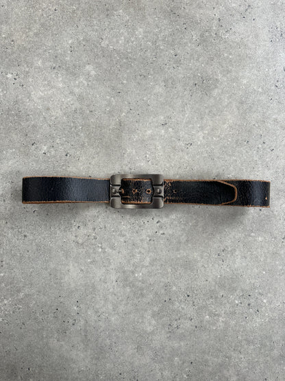 Vintage 1990s Distressed Leather Belt - W34-38