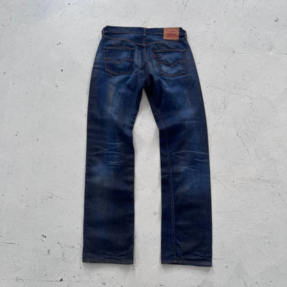 vintage 501 levis faded indigo denim jeans | Blue, Indigo