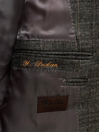 Le Chic x Loro Piana 1990s Pure Wool Check Blazer - 36R/S