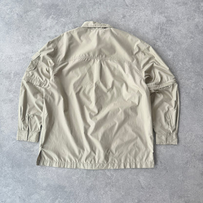 Nike ACG 2000s lightweight nylon convertible technical combat cargo shirt (XL)