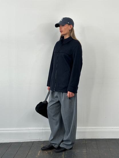 Ermenegildo Zegna 1990s Wool Double Faced Jacket - L