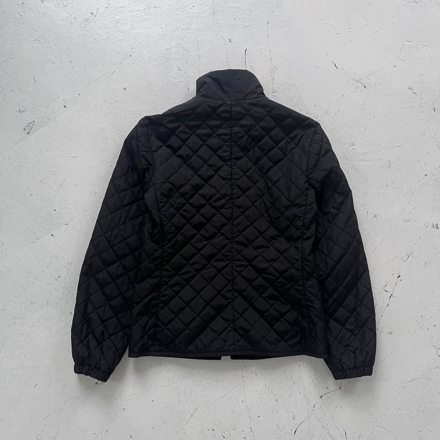 2007 prada sport quilted jacket | Black, Black