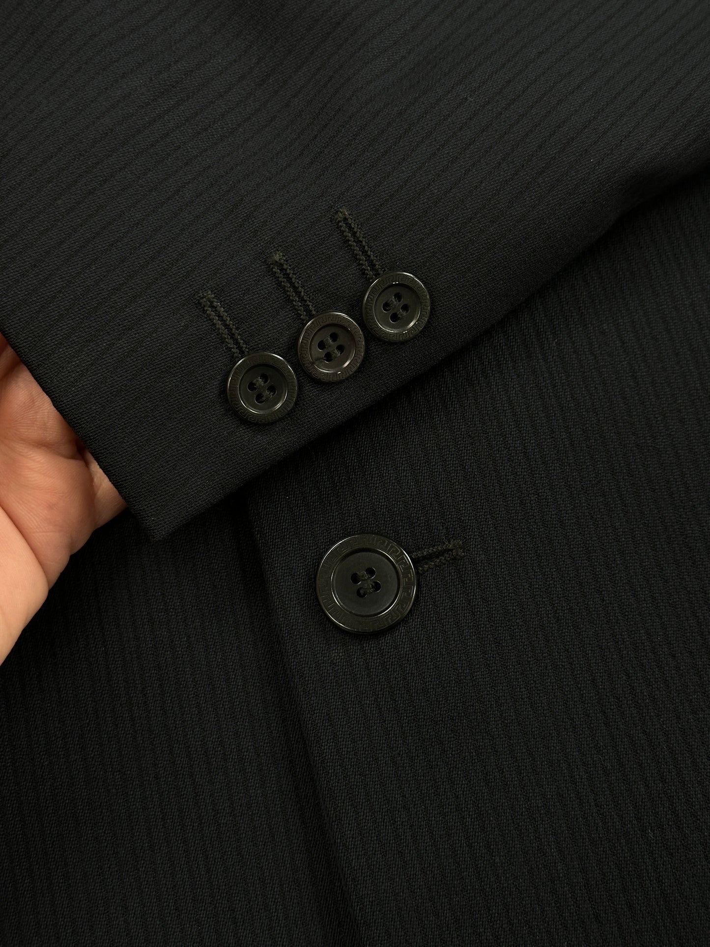 Versace Classic V2 90s Wool Single Breasted Blazer - 42R/XL