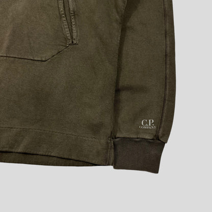 CP Company Heavy Cotton Knitted Hood Sweatshirt - XL/XXL | Default Title, Khaki