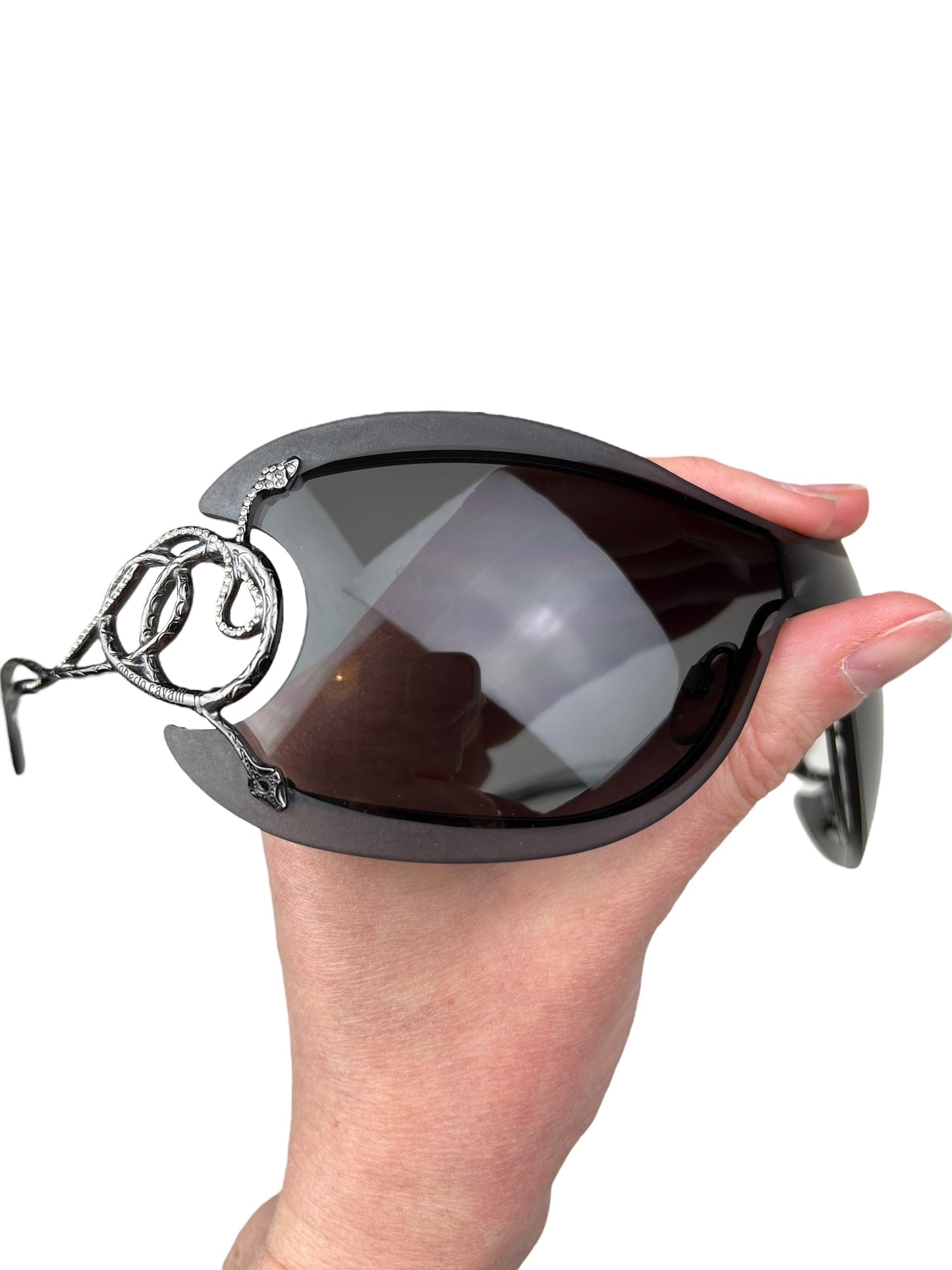 S/S 2006 Roberto Cavalli snake visor sunglasses