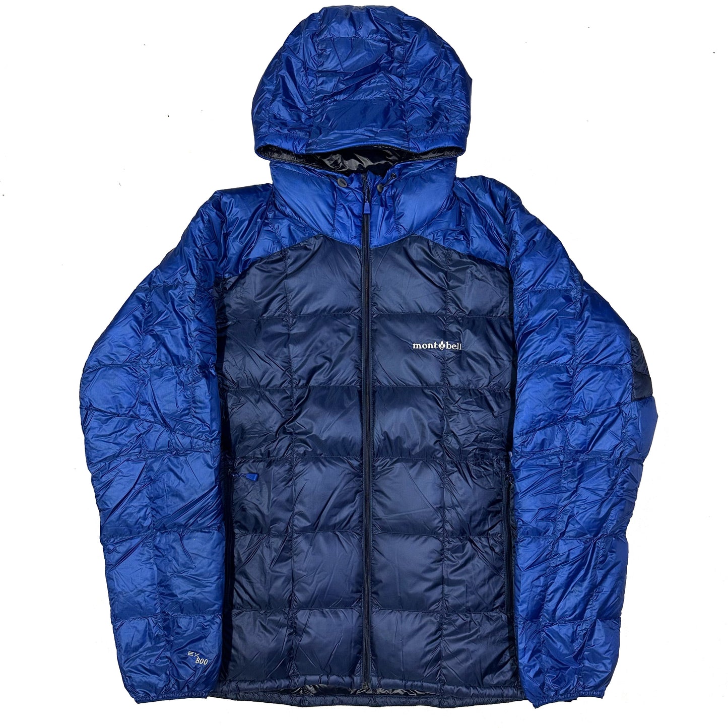 Montbell Superior Down Parka Puffer Jacket In Navy & Blue ( XL )