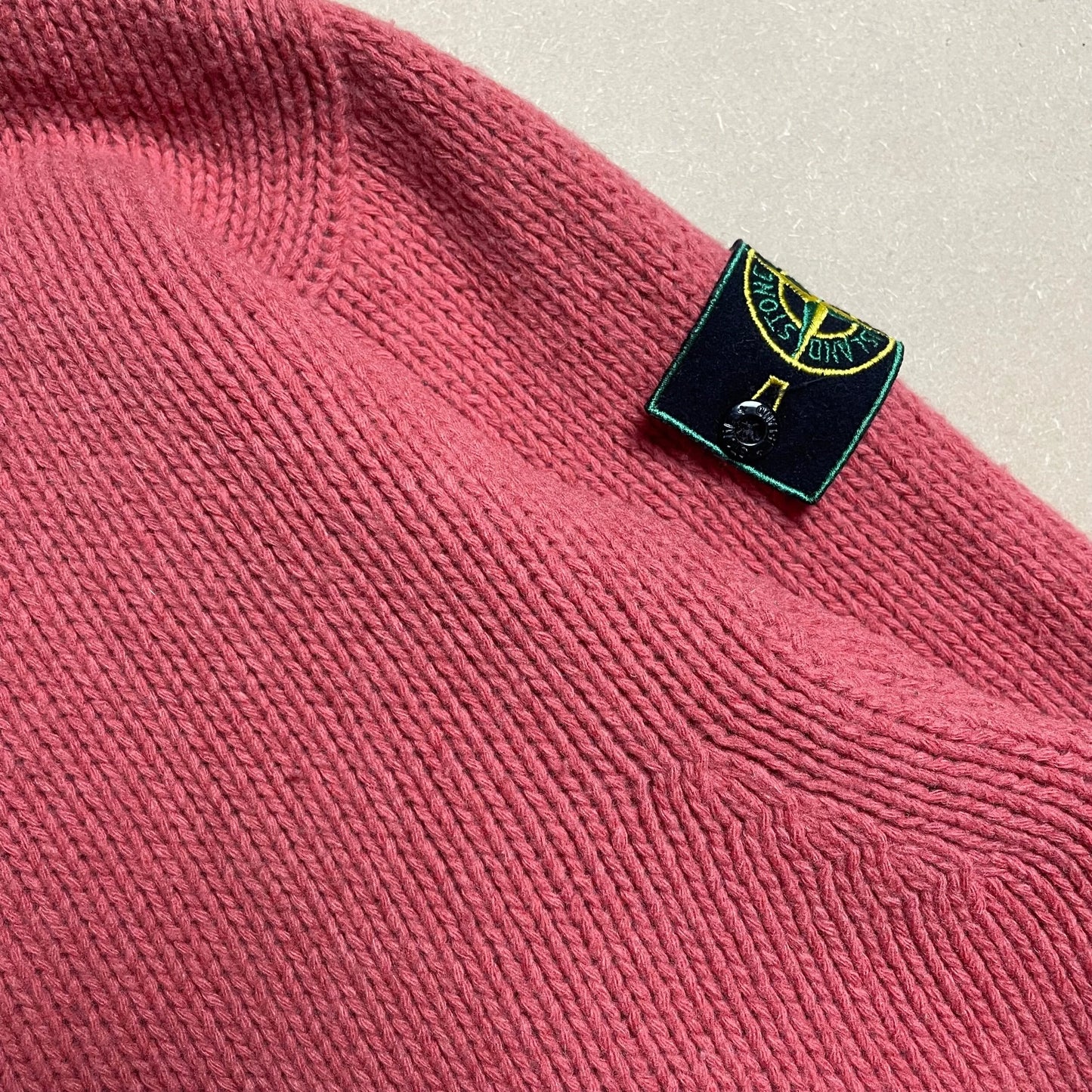 A/W 1992 Coral Hand Woven Knitted Roll Neck
