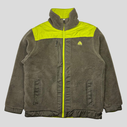 Nike ACG FW07 Reversible Nylon Panelled Fleece - M/L | Default Title, Multicoloured