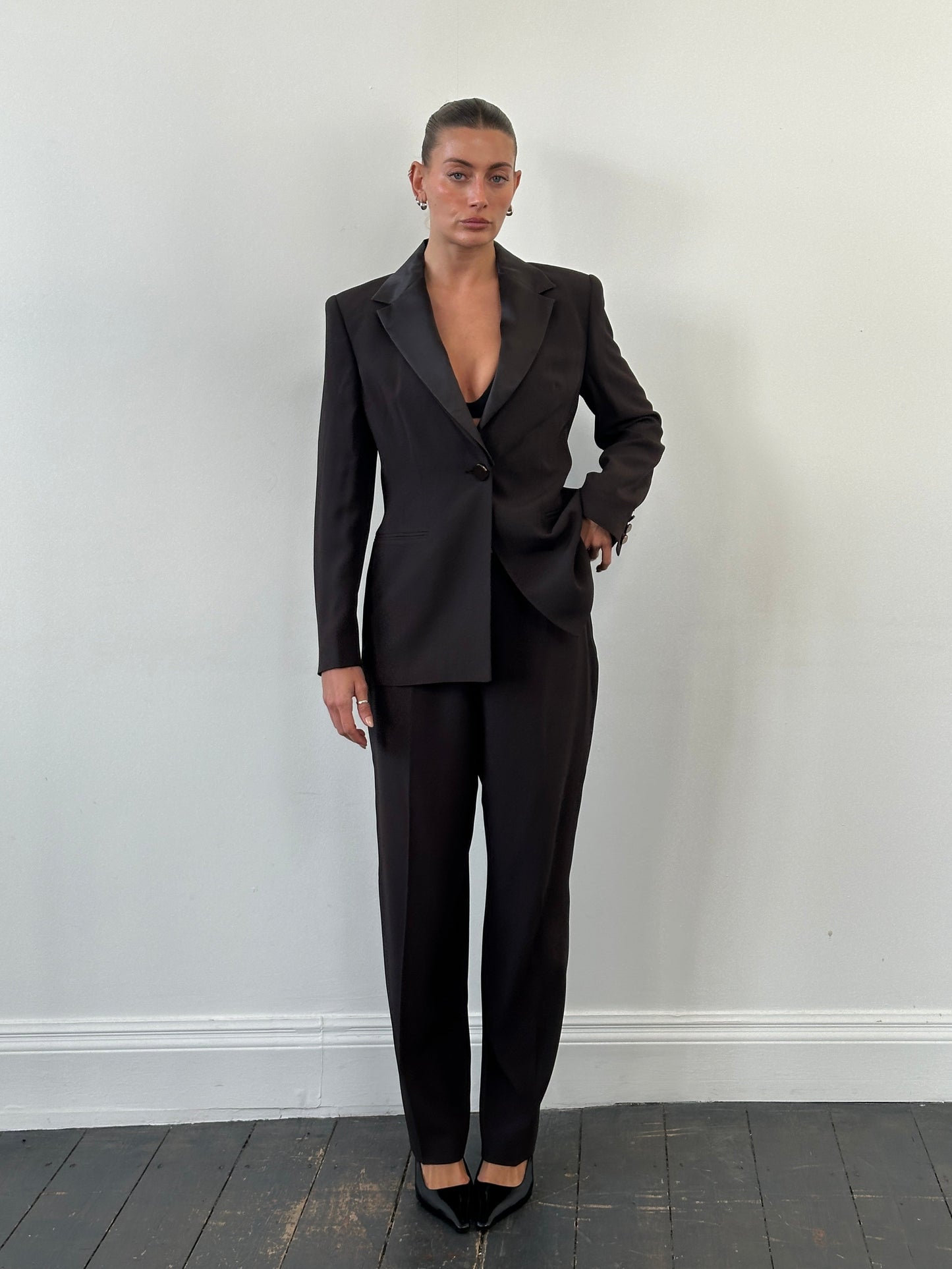 Gianfranco Ferre 1990s Single Breasted Tailored Suit - M