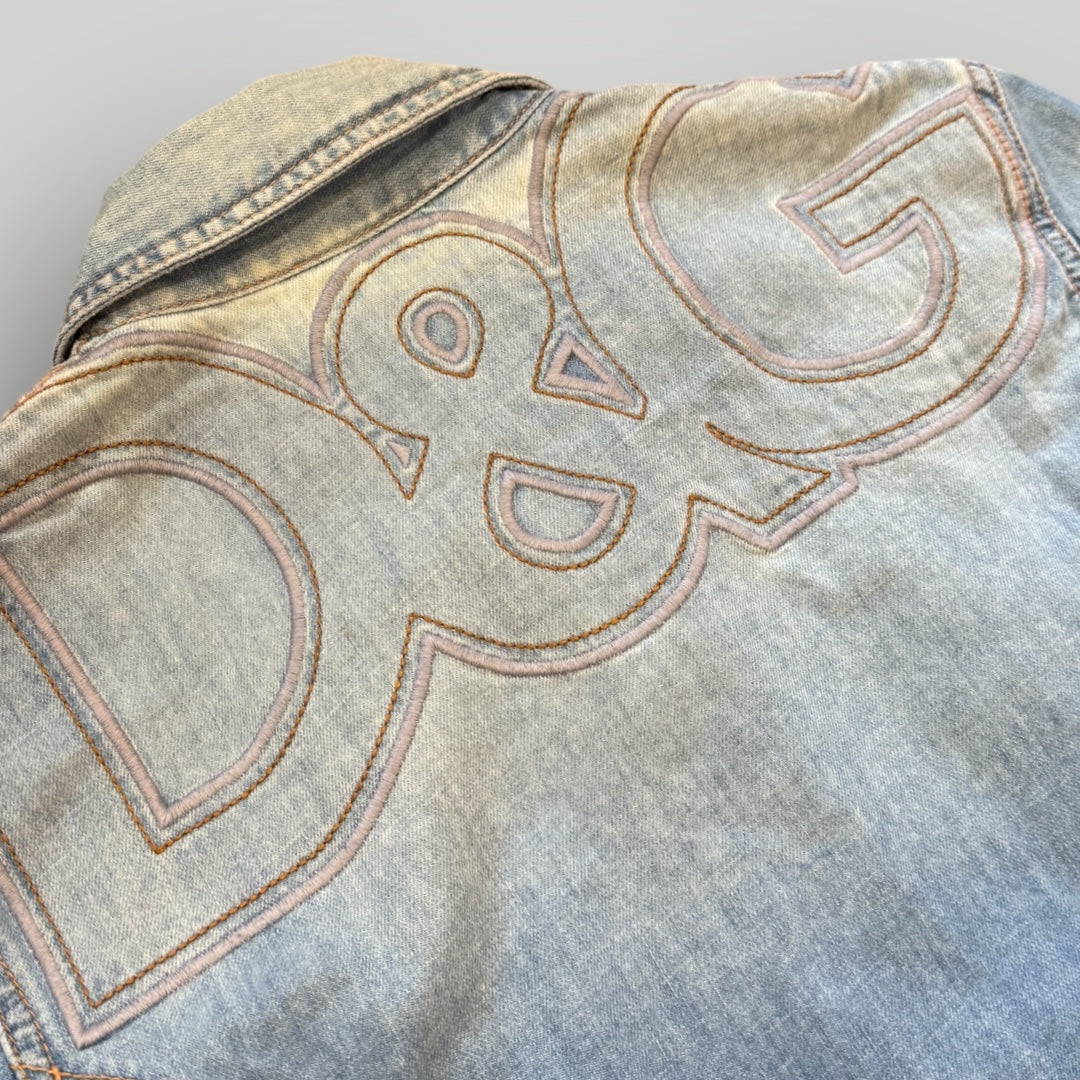 Dolce & Gabbana Spellout Denim Jacket XS
