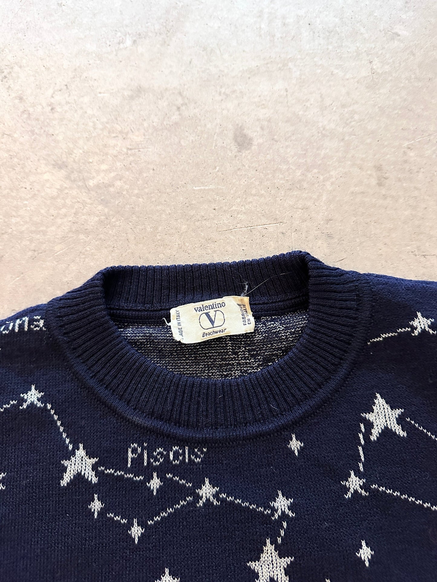 1980's Valentino Constellation Sweater - M