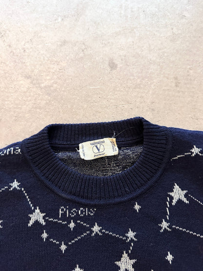 1980's Valentino Constellation Sweater - M