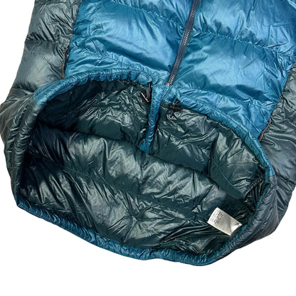 Montbell Alpine Down Parka Puffer Jacket In Blue ( L )