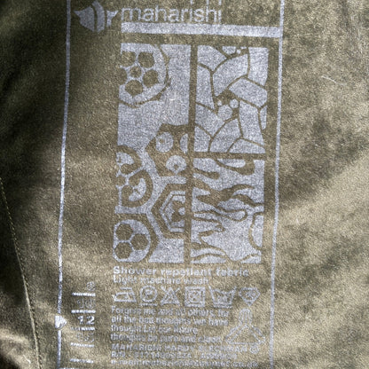 Maharishi 99/00 Water Repellent Women's Asymmetric Zip Jacket UK 12 | 12, Olive