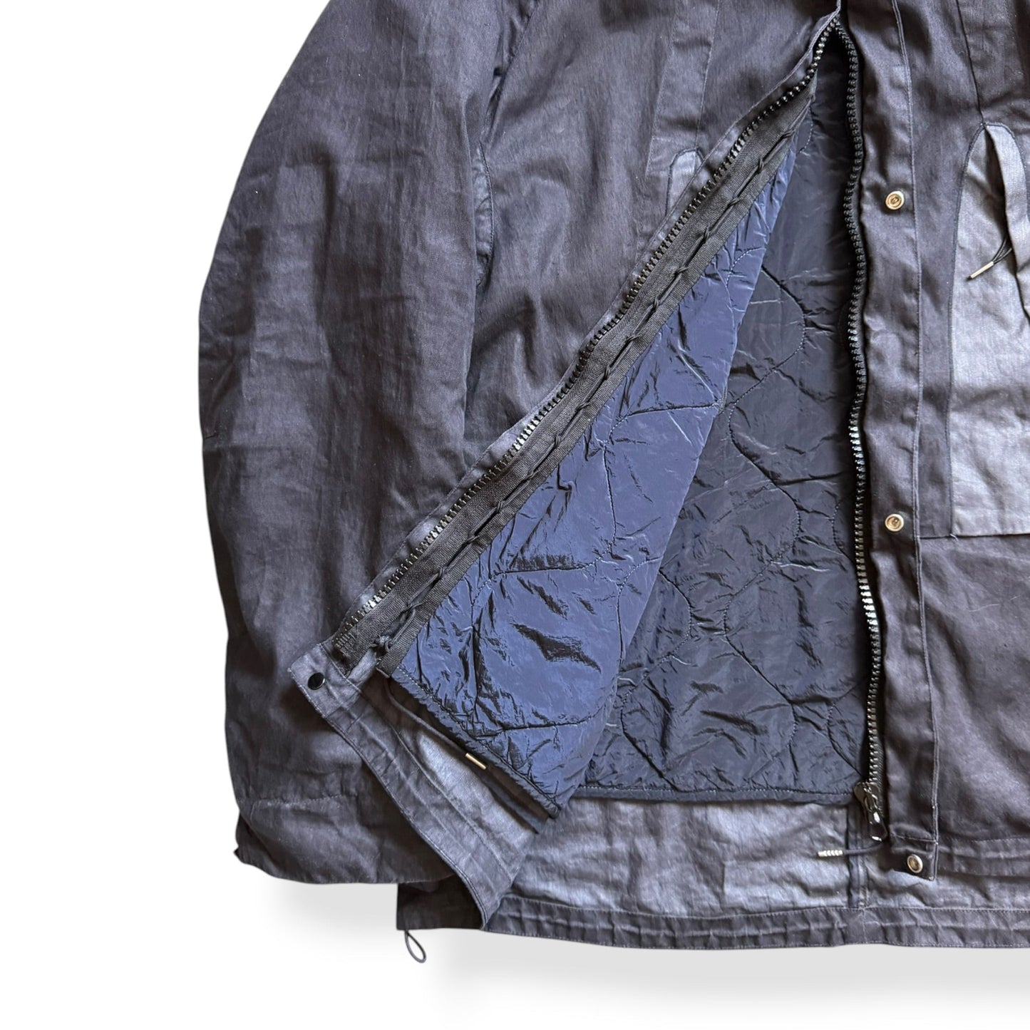 AW2004 Stone Island Lino Flax Dutch Rope Jacket (XL) | XL, Blue