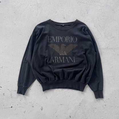 1980s emporio armani graphic pullover | Gray, Gray