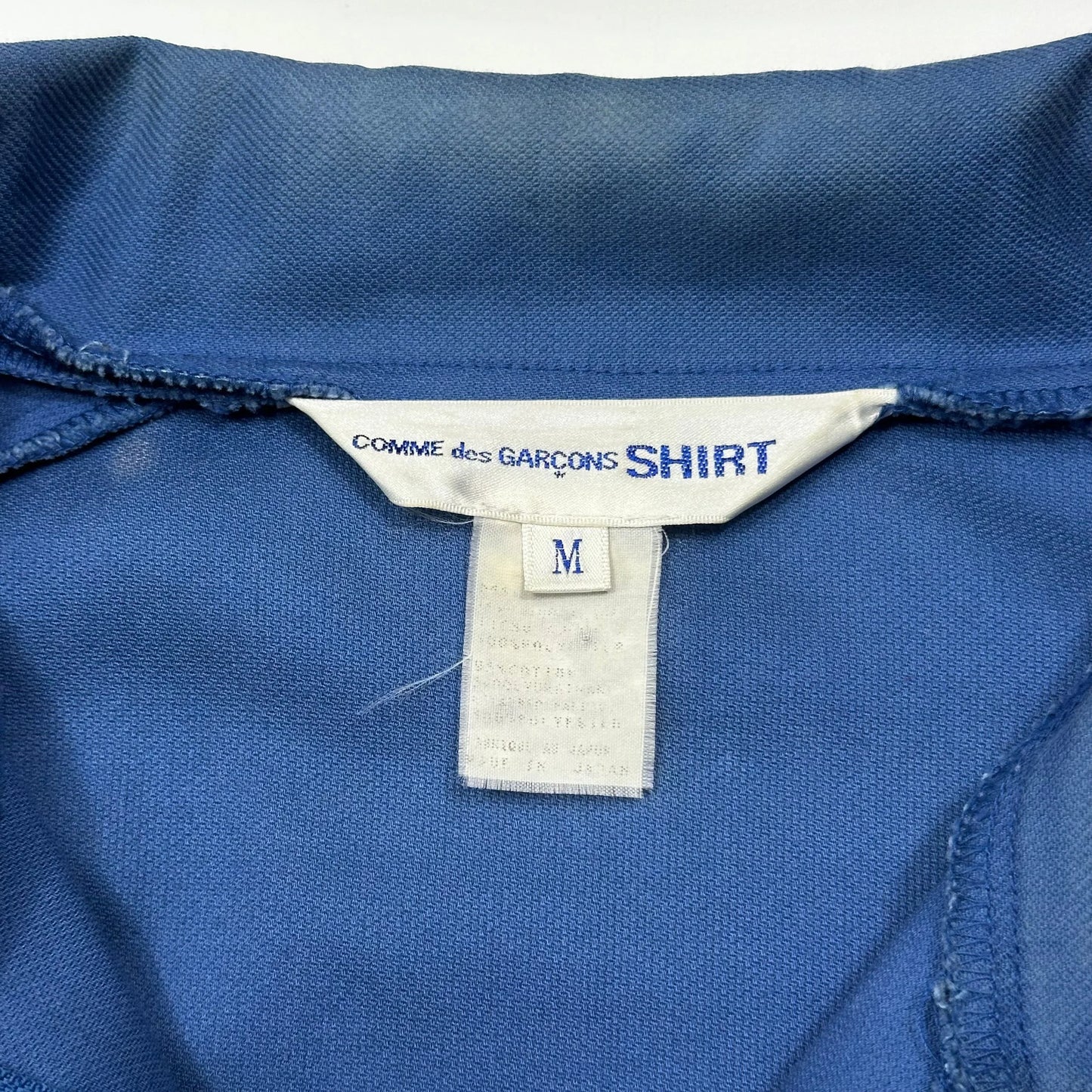 CDG SHIRT 00’s Mesh Panelled Technical Spellout Logo Jacket - M