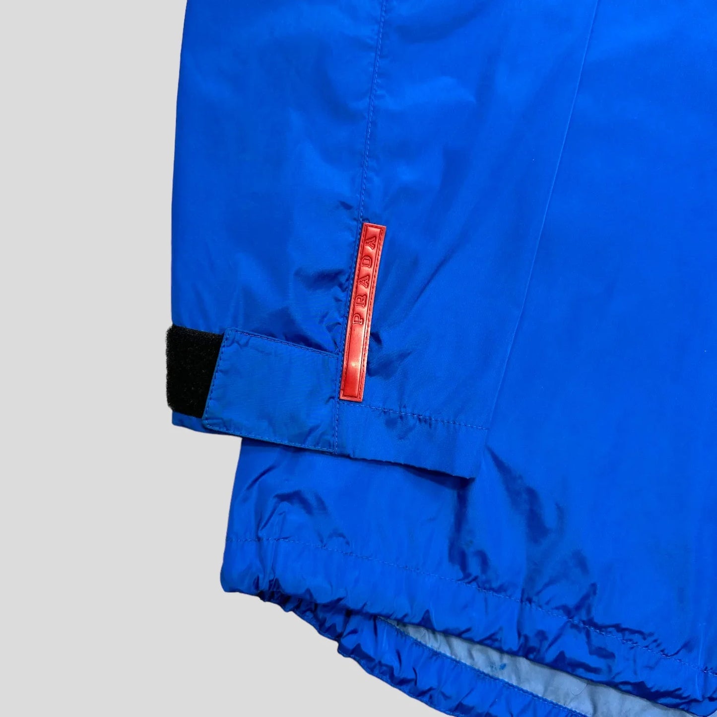 Prada Sport SS99 Latex Pocket Electric Blue Jacket - L