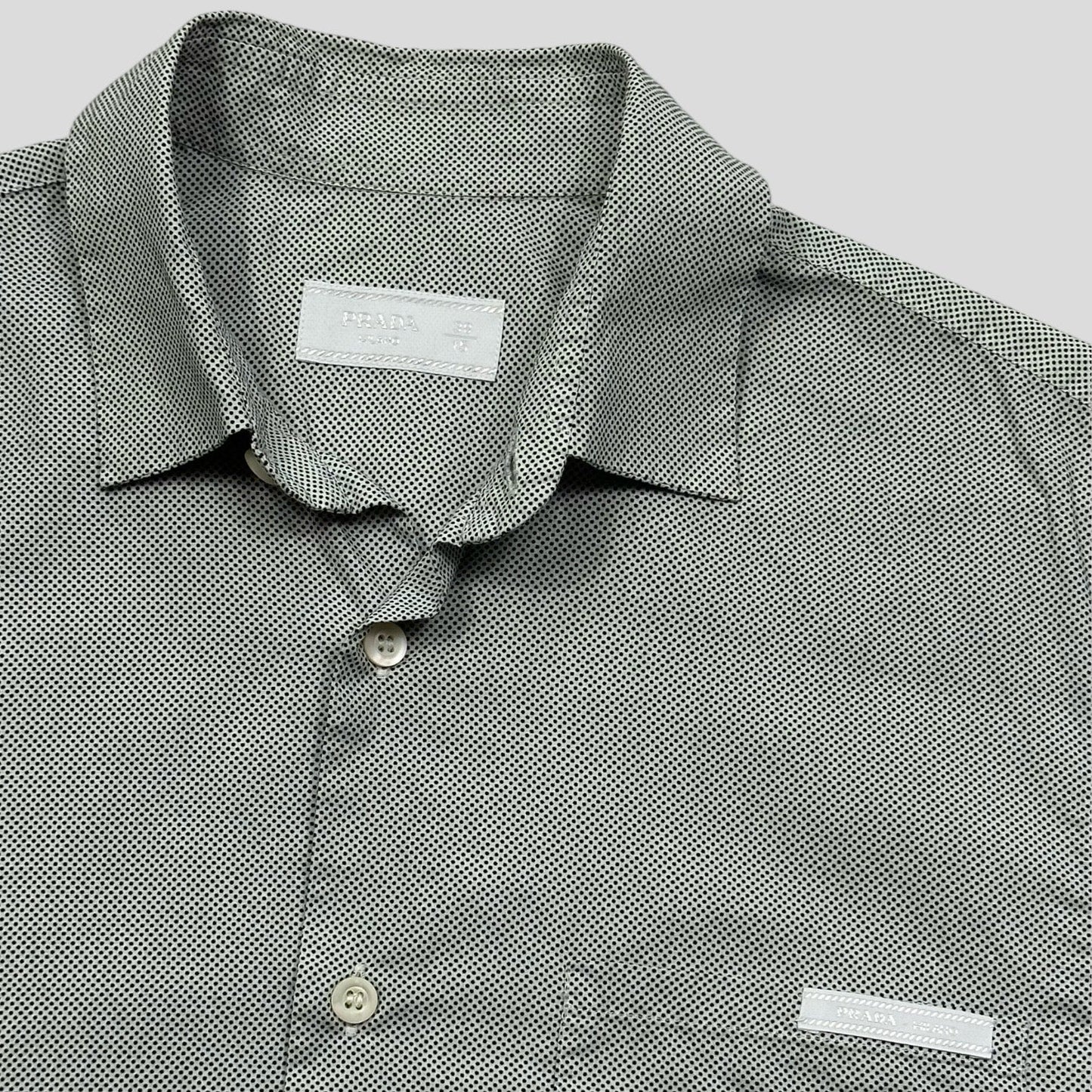Prada Milano 2013 Polkadot Logo Shirt - M | Default Title, Multicoloured