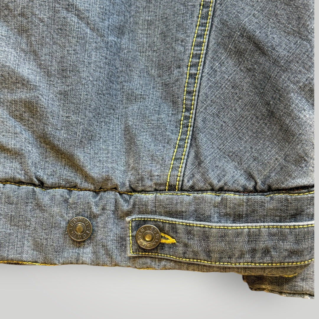 2000's Edwin Technicals Denim Jacket XL | O/S, Grey