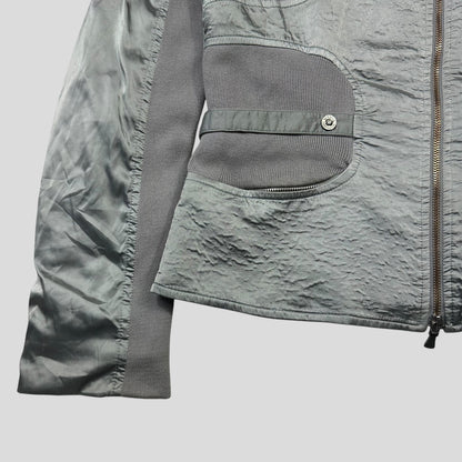 Versace 00’s VJC Astro Panelled Moto Bondage Jacket - M