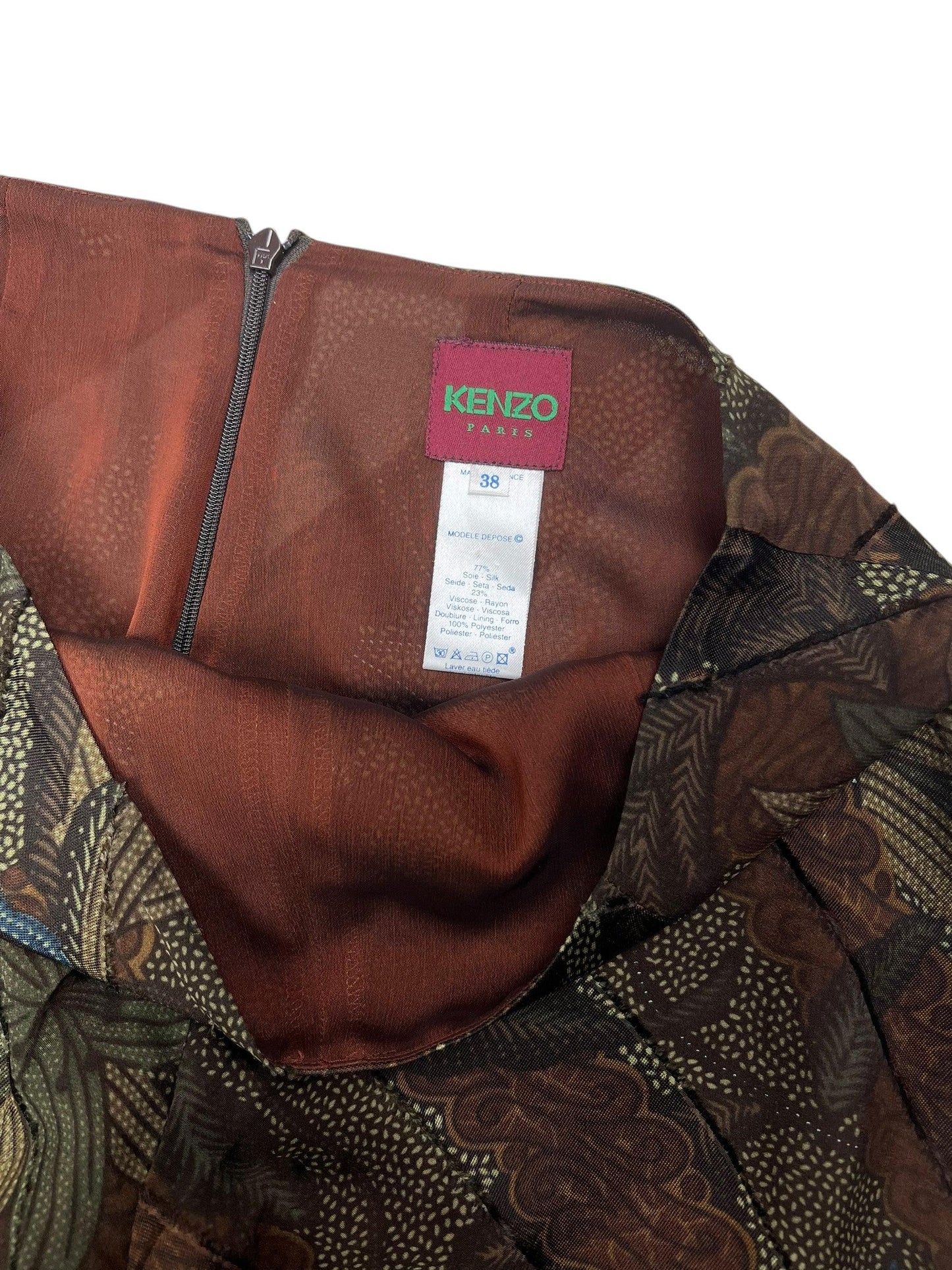 Kenzo vintage silk summer trousers