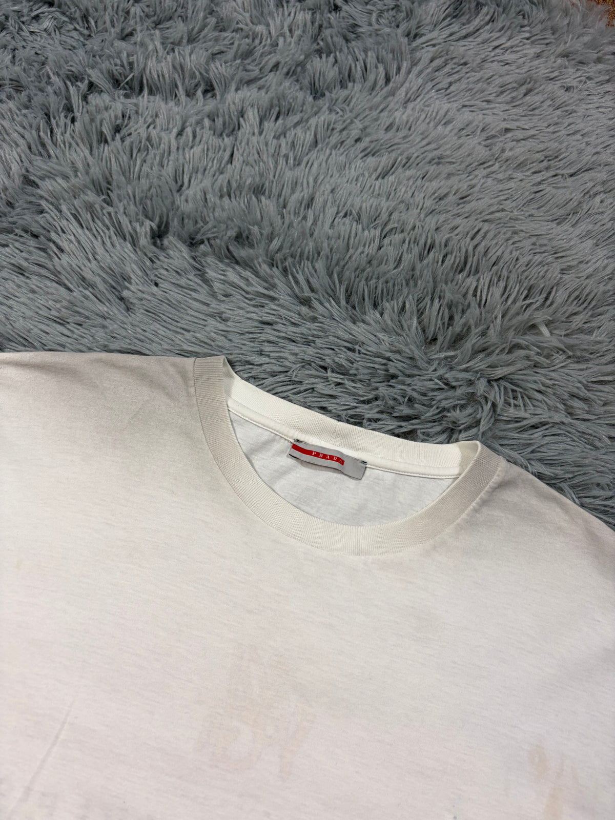 Prada Sport 2007 Unspoken Dialogue Graphic T-shirt - L/XL | O/S, White