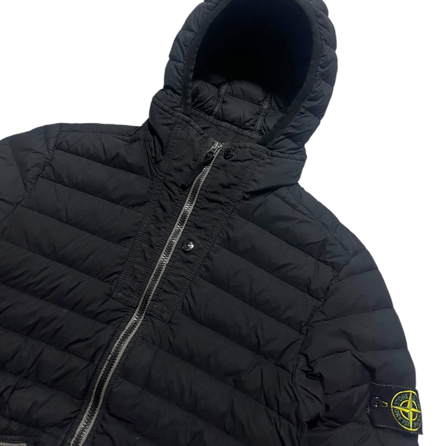 Stone Island Loom Woven Zip Up Puffer Jacket