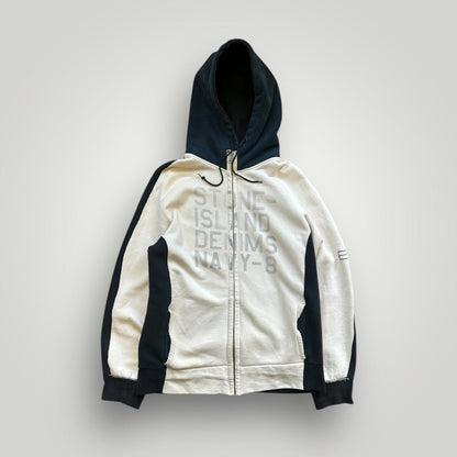 Stone Island Denims Zip Up Hoodie L/XL