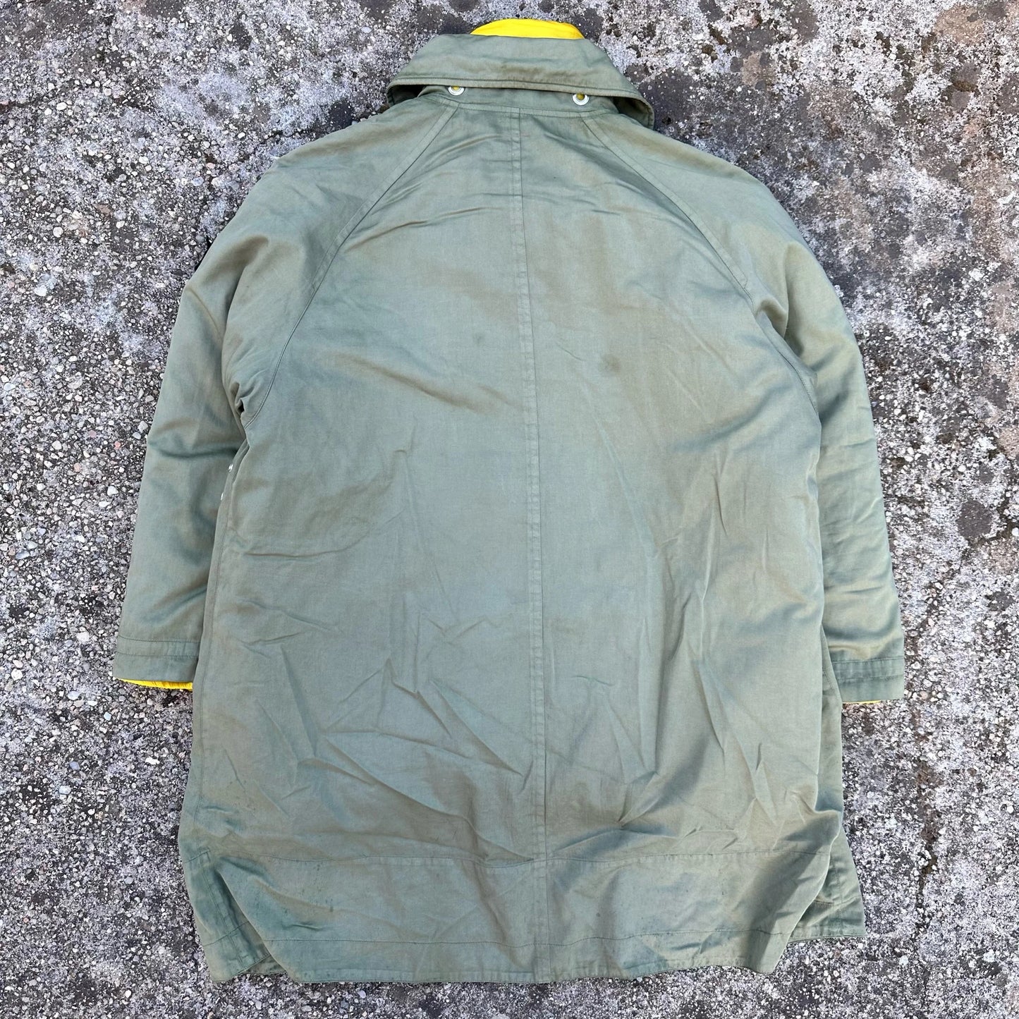 A/W 1985 Raso Gommato Dual Layer Trench Coat