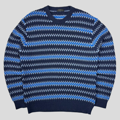 Prada 2019 Lightning Cashmere Wool Logo Knit - IT54 (L)