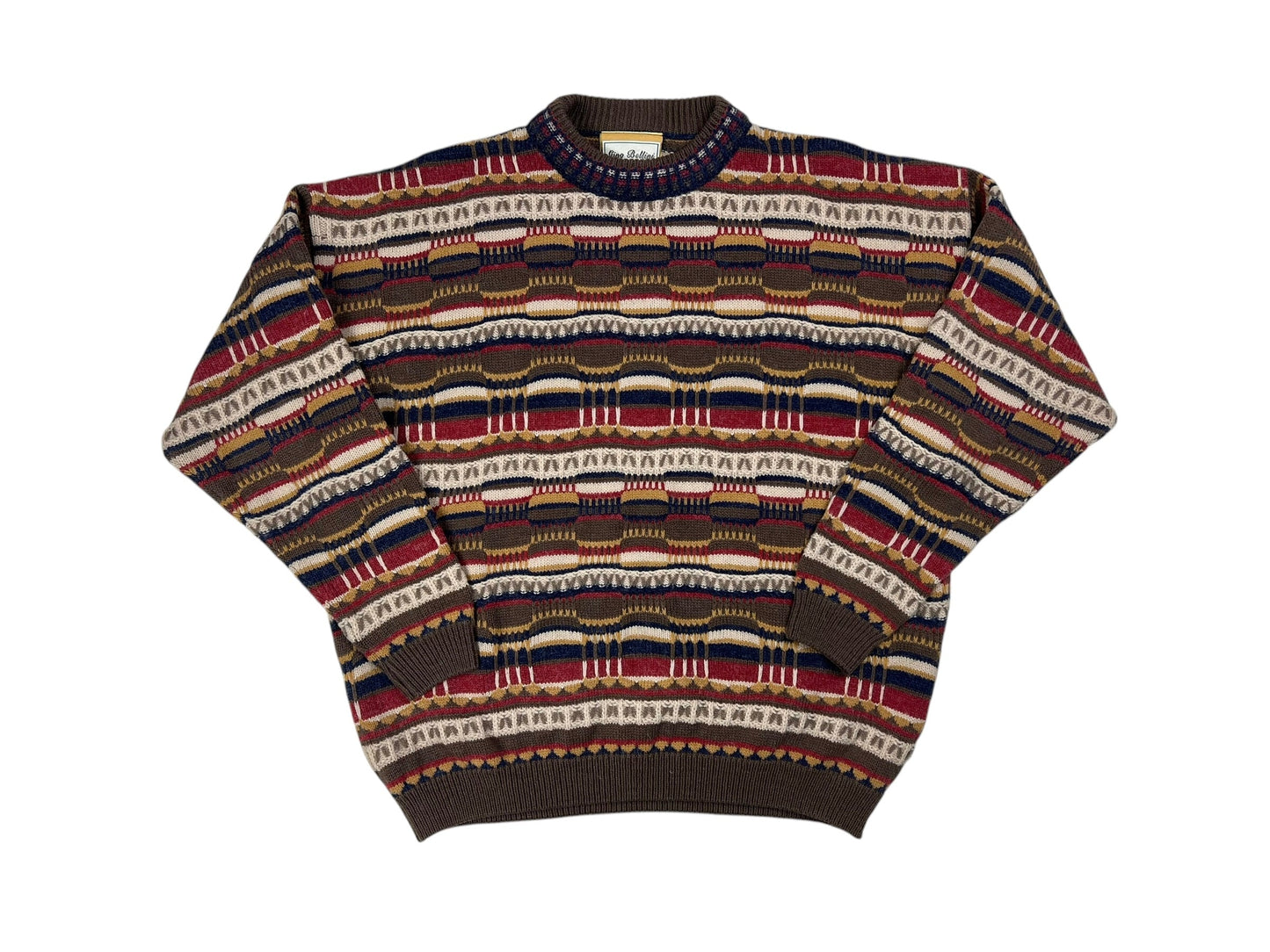 Vintage 3D knit jumper