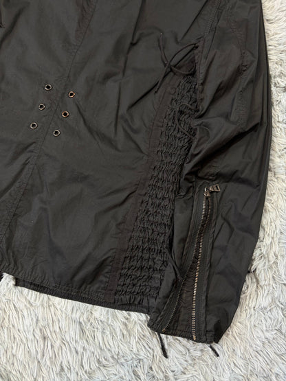 Prada Sport 00’s Tassel Detailed Cotton Multipocket Biker Jacket - M | O/S, Black