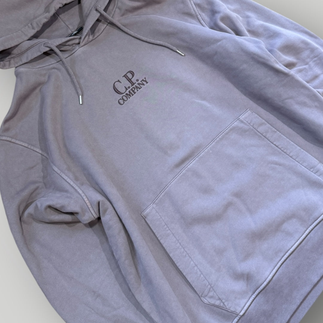 C.P. Company Cotton Diagonal Fleece Hooded Jumper L BNWT