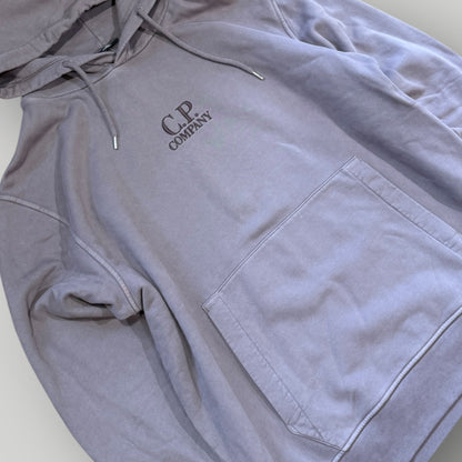 C.P. Company Cotton Diagonal Fleece Hooded Jumper L BNWT