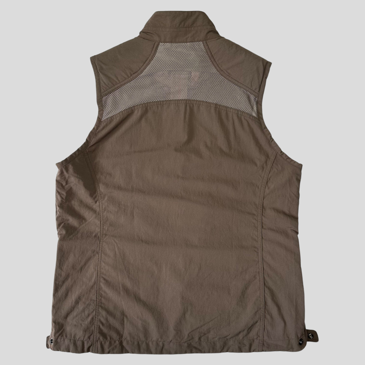 Montbell 00’s Mesh Panelled Utility Vest - S | Taupe