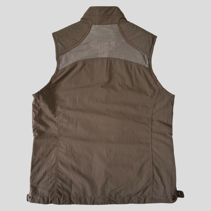 Montbell 00’s Mesh Panelled Utility Vest - S | Taupe
