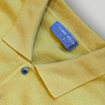 Comme des Garçons Homme AW/1990 Wool Knit Polo L | O/S, Tan