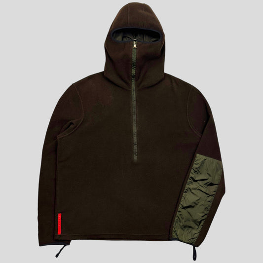 Prada Sport AW00 Balaclava Ninja Fleece Jacket - L