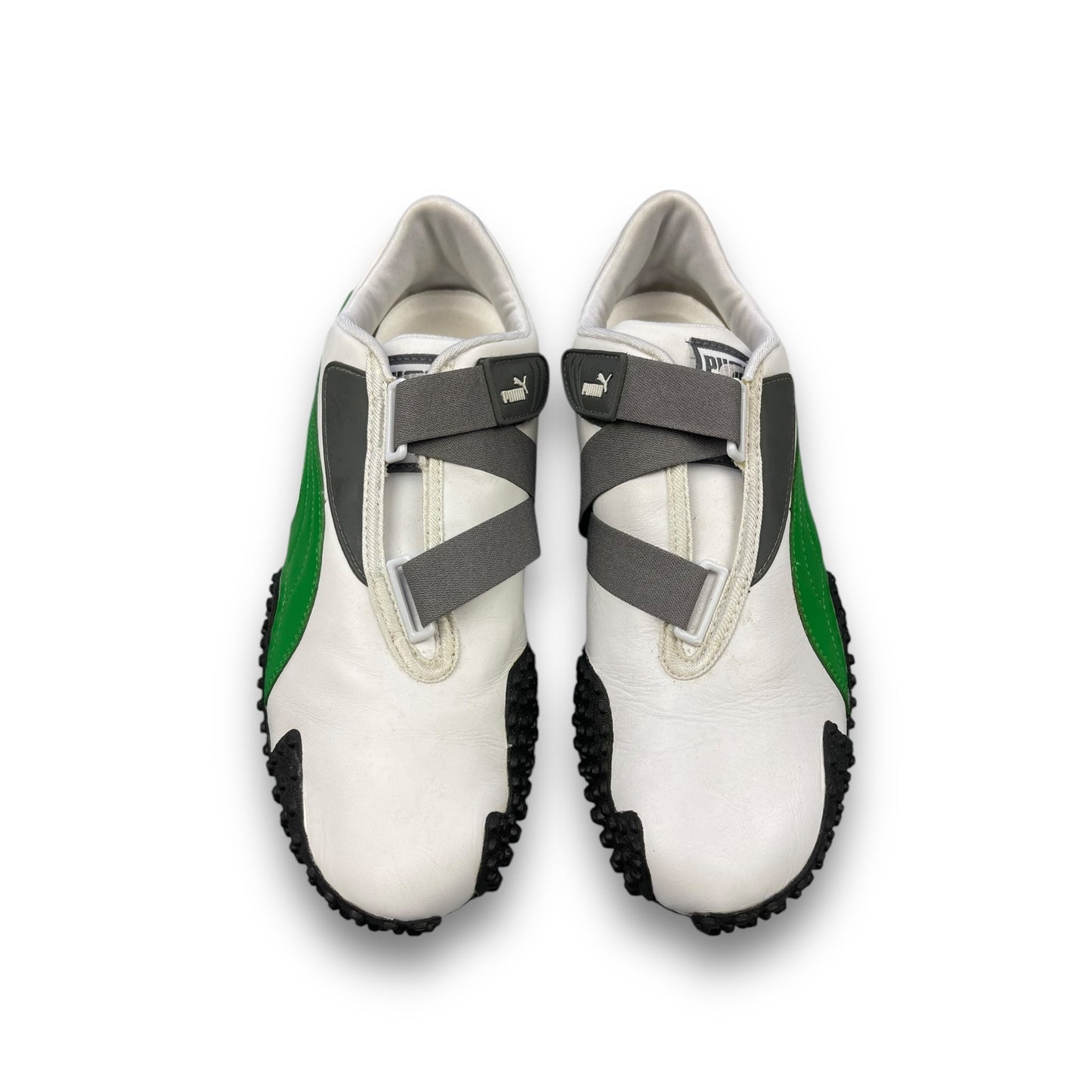 2000's Puma Mostro Leather White/Green/Grey (UK9) | Default Title, Multicoloured