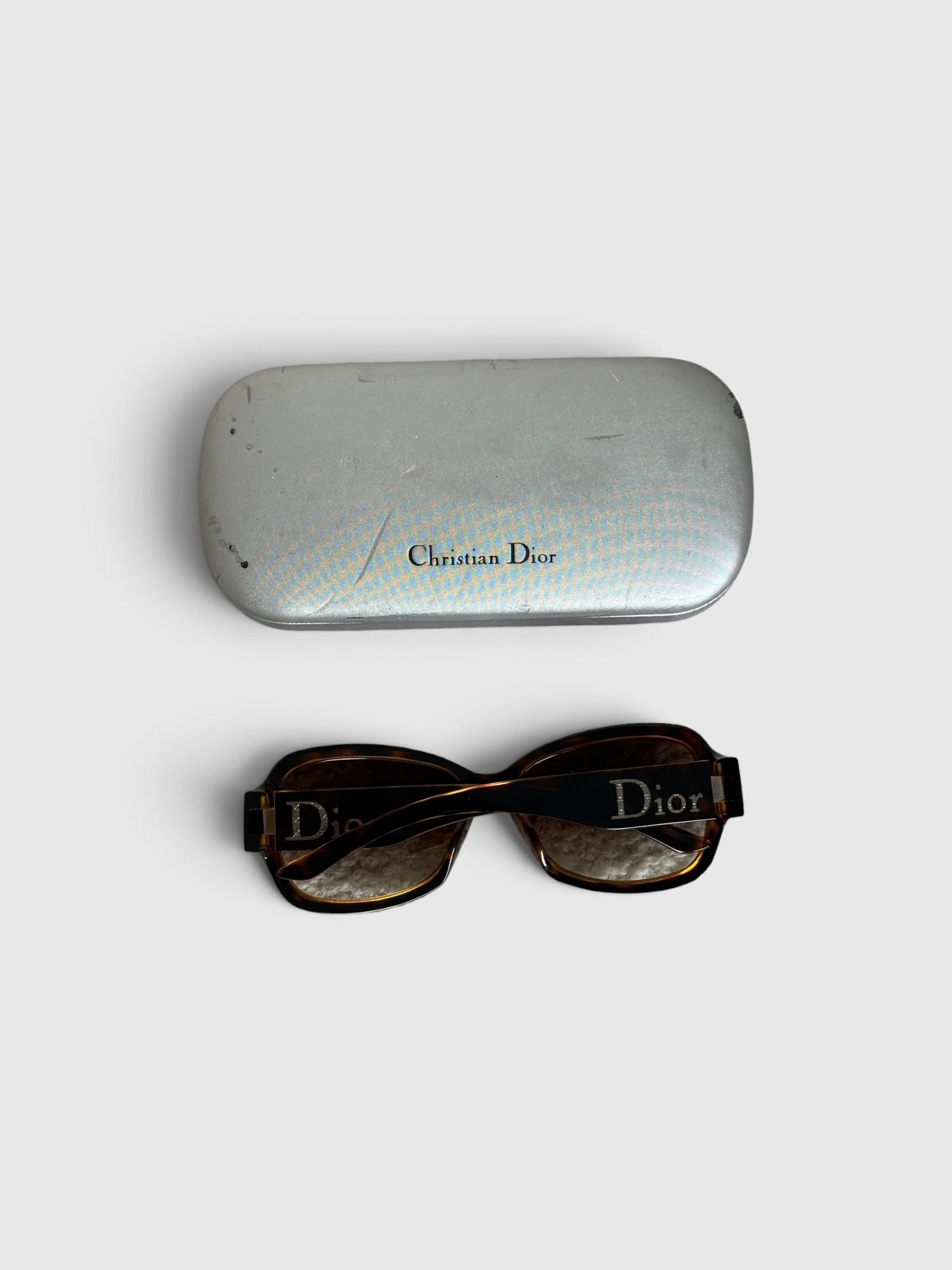 2000s Christian Dior Tortoise Oversized Sunglasses | O/S, Brown