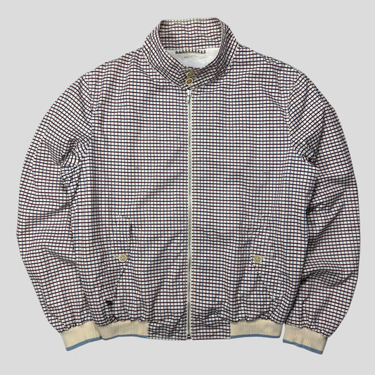 Prada SS08 Grid Checkered Multi Logo Bomber Jacket - IT52 (M/L)