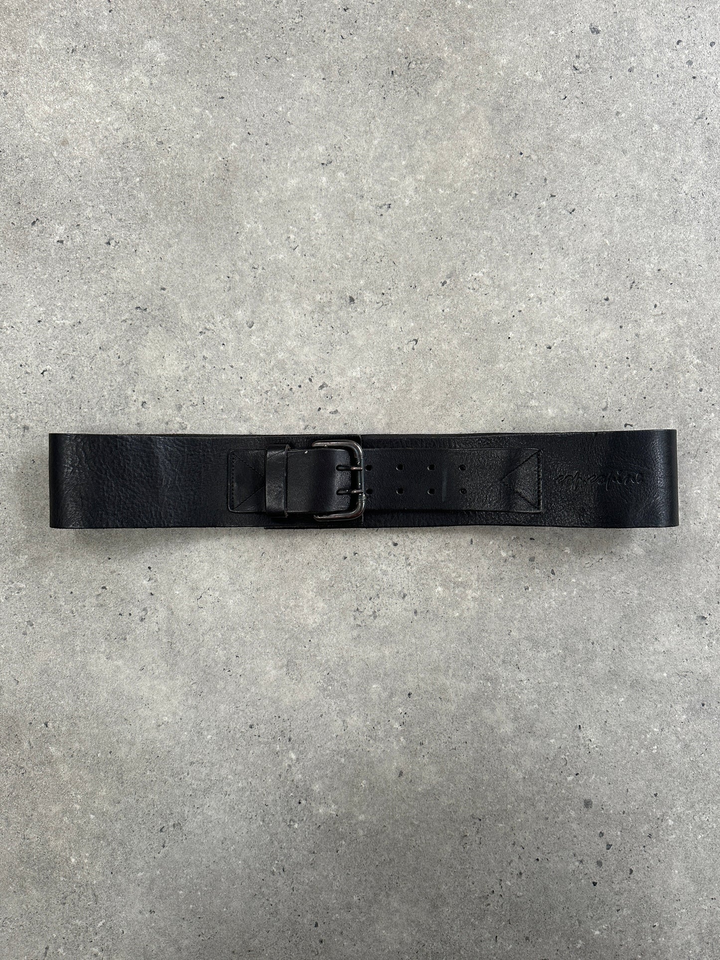 Cop Copine 1990s Chunky Leather Belt - W32-36
